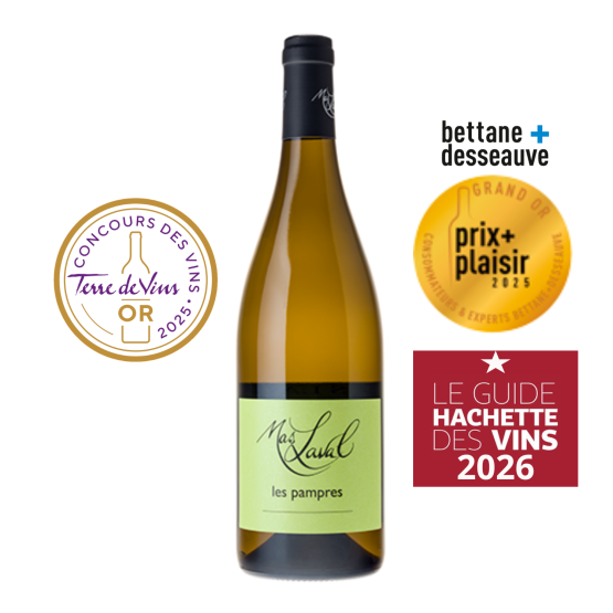 Les Pampres 2024 Blanc FR 26 rue Jean Casteran Mas Laval